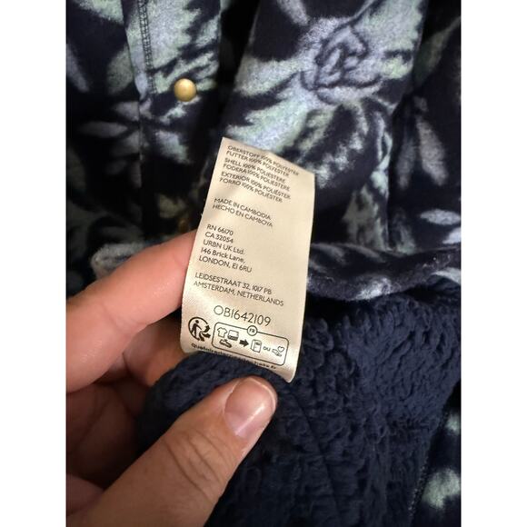 Free People This Love Cardi in blue sky oversized coat parka jacket - Picture 5 of 9